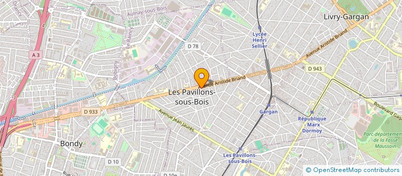 localisation de l'entreprise MONSIEUR AYMEN MELLOUKI  LES PAVILLONS-SOUS-BOIS