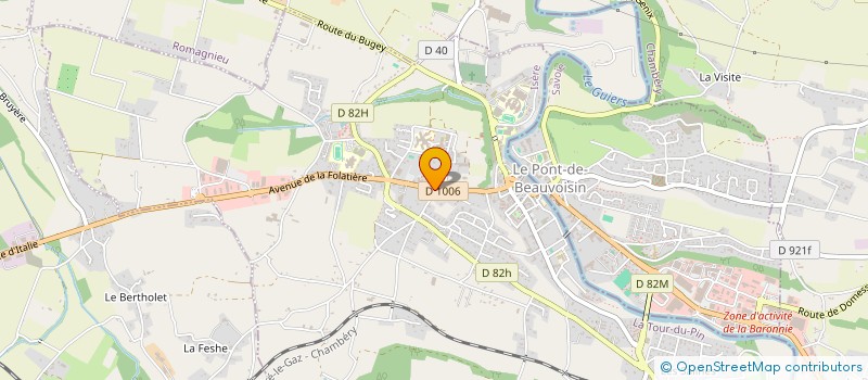 localisation de l'entreprise MONSIEUR AYMEN MOSBAH  LE PONT-DE-BEAUVOISIN