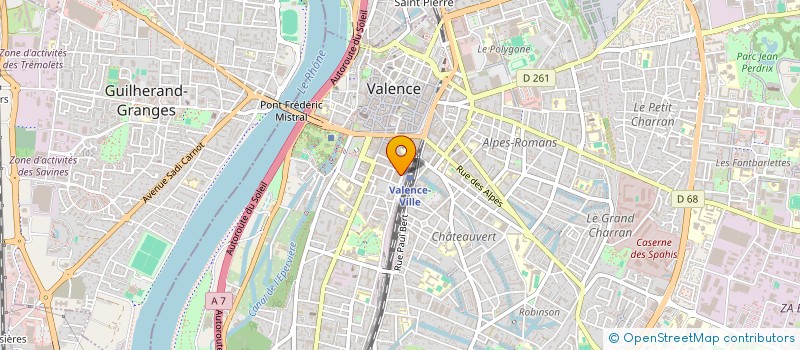 localisation de l'entreprise MONSIEUR AYMEN RACHDI  VALENCE