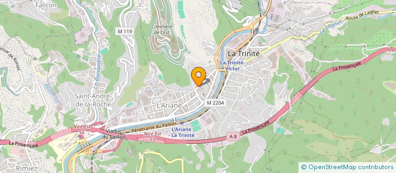 localisation de l'entreprise MONSIEUR AYMEN RAOUAFI à NICE