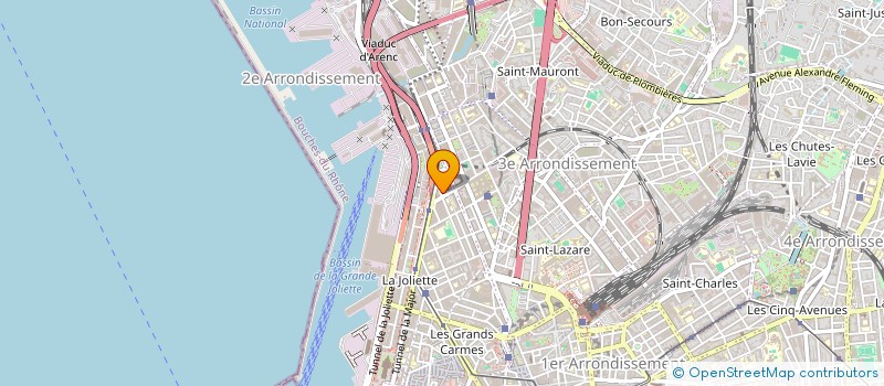 localisation de l'entreprise MONSIEUR AYMEN ROUISSI à MARSEILLE