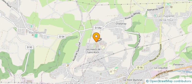 localisation de l'entreprise MONSIEUR AYMEN ROUROU  LA TOUR-DU-PIN