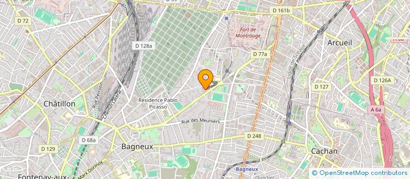 localisation de l'entreprise MONSIEUR AYMEN SAHLI à BAGNEUX