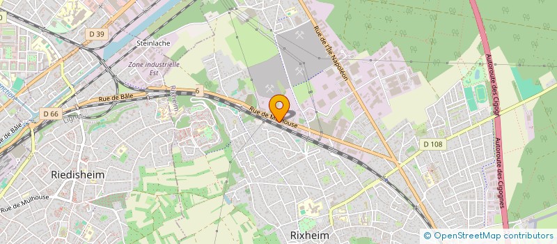 localisation de l'entreprise MONSIEUR AYMEN SAIDI  RIXHEIM