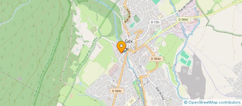 localisation de l'entreprise MONSIEUR AYMEN TALBI  GEX