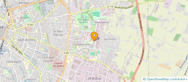 localisation de l'entreprise MONSIEUR AYMEN TAYACHI  VALENCE