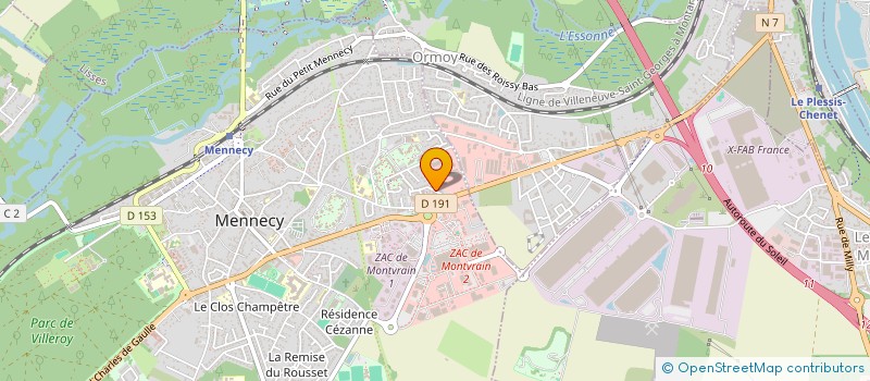 localisation de l'entreprise MONSIEUR AYMEN WATTS  MENNECY