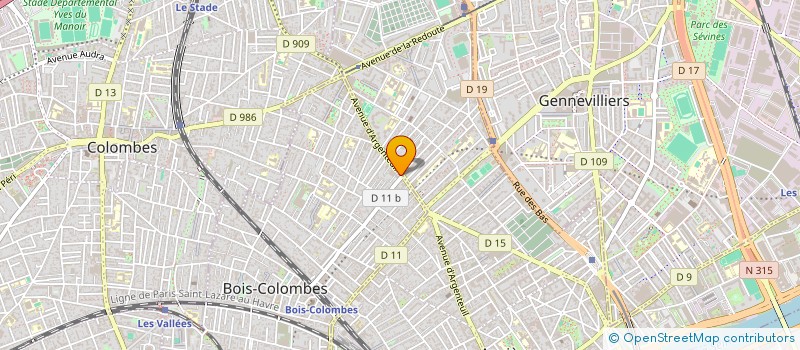localisation de l'entreprise MONSIEUR AYMEN ZIADI à BOIS-COLOMBES