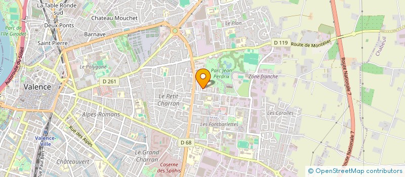 localisation de l'entreprise MONSIEUR AYMENE SEFFAJE  VALENCE