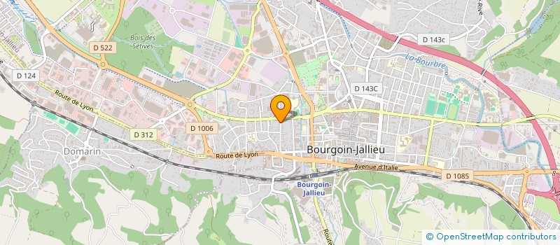 localisation de l'entreprise MONSIEUR AYMERI PIERRE MEYER  BOURGOIN-JALLIEU