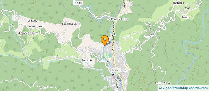 localisation de l'entreprise MONSIEUR AYMERIC ALAGUERO  VALS-LES-BAINS