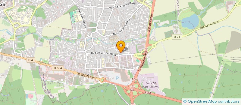 localisation de l'entreprise MONSIEUR AYMERIC ALCAZAR à PONTAULT-COMBAULT