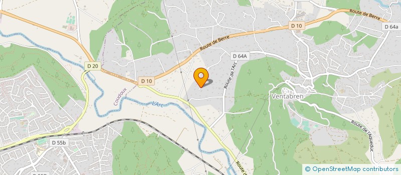 localisation de l'entreprise MONSIEUR AYMERIC AVE  VENTABREN