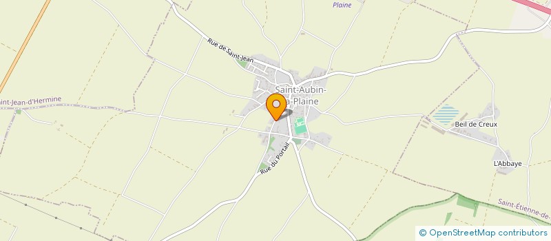 localisation de l'entreprise MONSIEUR AYMERIC AVERTY  SAINT-AUBIN-LA-PLAINE