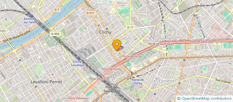 localisation de l'entreprise MONSIEUR AYMERIC BALOCHE à CLICHY