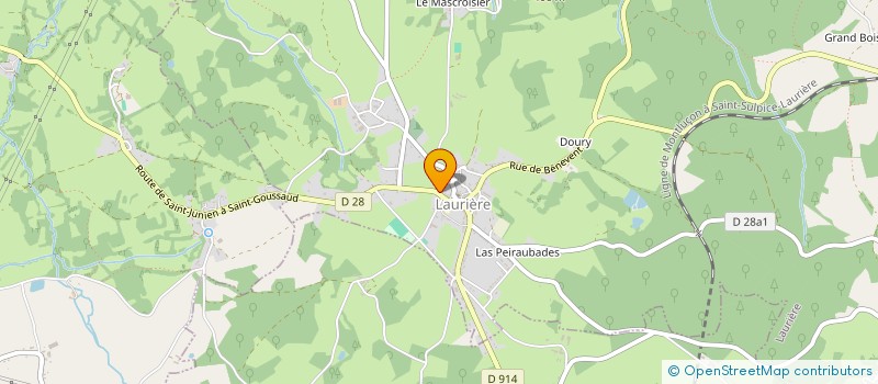 localisation de l'entreprise MONSIEUR AYMERIC BAYLE à LAURIERE