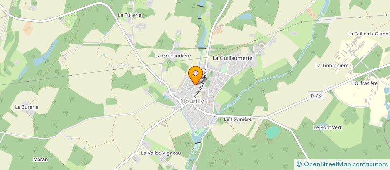 localisation de l'entreprise MONSIEUR AYMERIC BEAU  TOURS
