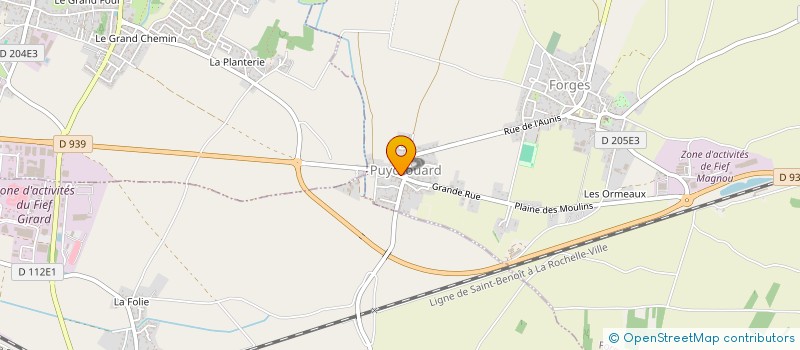 localisation de l'entreprise MONSIEUR AYMERIC BEAUFILS  CIRE-D'AUNIS