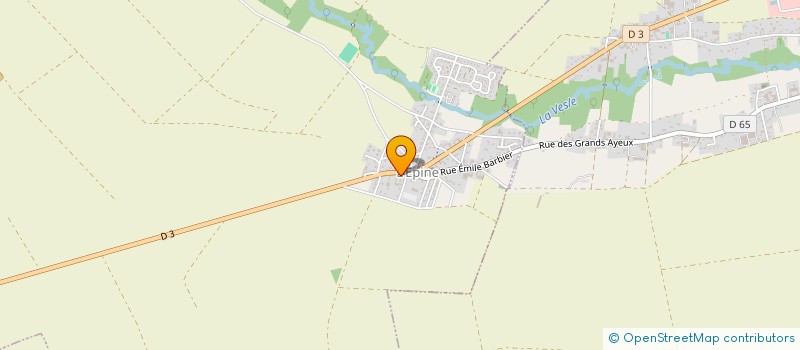 localisation de l'entreprise MONSIEUR AYMERIC BERNARD  L'EPINE