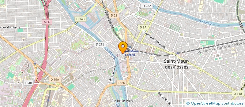 localisation de l'entreprise MONSIEUR AYMERIC BIENVENU à SAINT-MAUR-DES-FOSSES