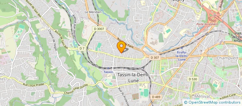 localisation de l'entreprise MONSIEUR AYMERIC BONDUEL à LYON