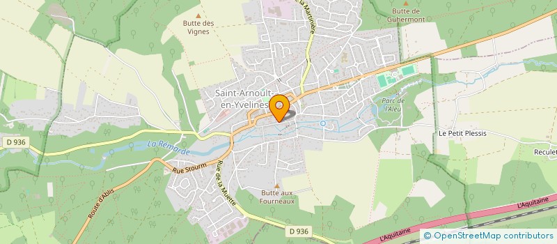 localisation de l'entreprise MONSIEUR AYMERIC BOUCHER  SAINT-ARNOULT-EN-YVELINES