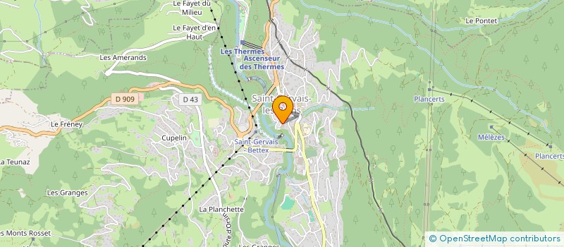 localisation de l'entreprise MONSIEUR AYMERIC BOUKRIF  SAINT-GERVAIS-LES-BAINS