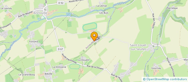 localisation de l'entreprise MONSIEUR AYMERIC BOURGE  AURSEULLES