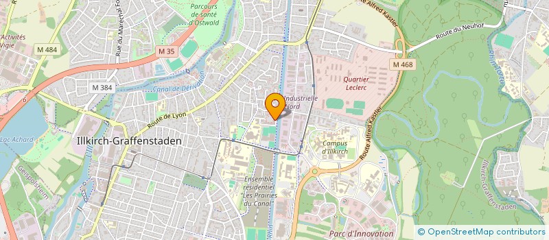 localisation de l'entreprise MONSIEUR AYMERIC BOURSAUX  ILLKIRCH-GRAFFENSTADEN