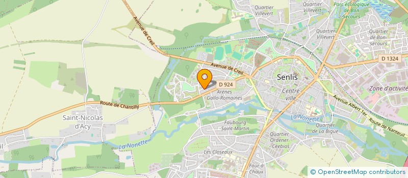 localisation de l'entreprise MONSIEUR AYMERIC BRIEST  SENLIS