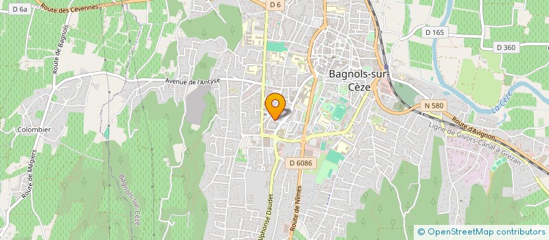 localisation de l'entreprise MONSIEUR AYMERIC BROUILLET à BAGNOLS-SUR-CEZE