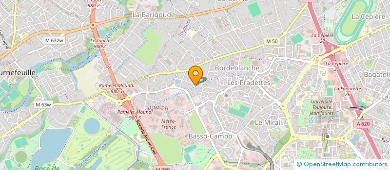 localisation de l'entreprise MONSIEUR AYMERIC BRUNET à TOULOUSE