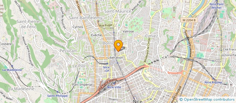 localisation de l'entreprise MONSIEUR AYMERIC BRUYAS à NICE