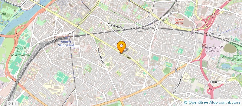 localisation de l'entreprise MONSIEUR AYMERIC CALCOEN à ANGERS