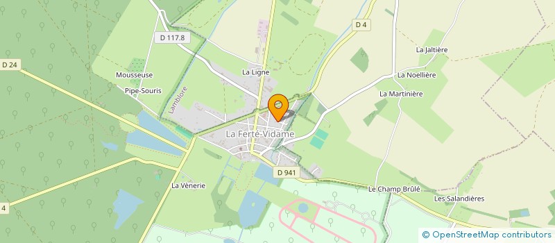 localisation de l'entreprise MONSIEUR AYMERIC CAMBOT COURRAU à LA FERTE-VIDAME
