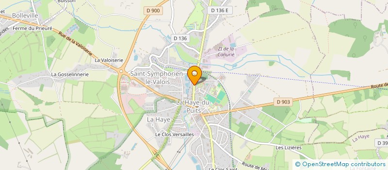 localisation de l'entreprise MONSIEUR AYMERIC CAUVEL DE BEAUVILLE  MONTSENELLE