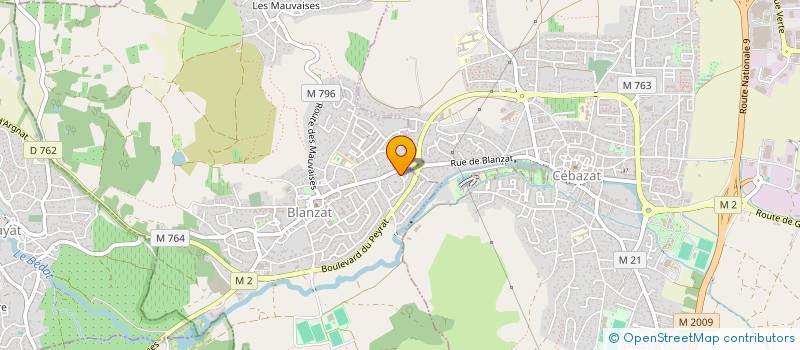 localisation de l'entreprise MONSIEUR AYMERIC CHAFFOT à BLANZAT