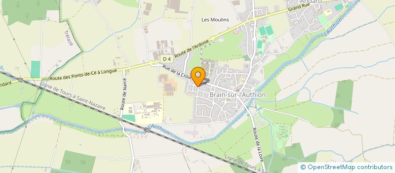 localisation de l'entreprise MONSIEUR AYMERIC CHAMPLON à LOIRE-AUTHION
