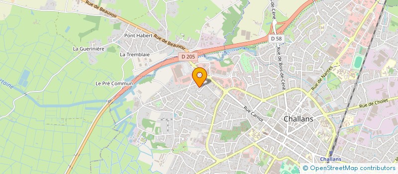 localisation de l'entreprise MONSIEUR AYMERIC CHATEIGNER à CHALLANS