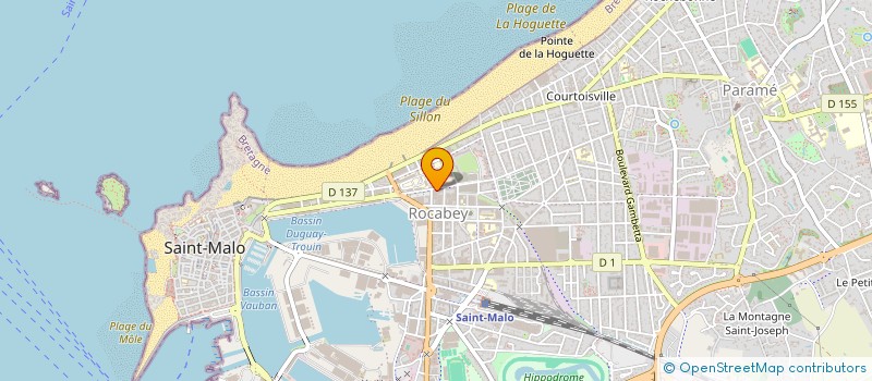 localisation de l'entreprise MONSIEUR AYMERIC CHAUFFOUR  SAINT-MALO