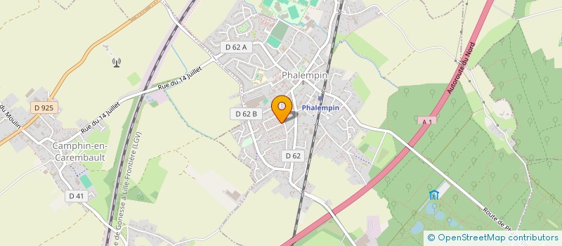 localisation de l'entreprise MONSIEUR AYMERIC CHOUAIB  PHALEMPIN
