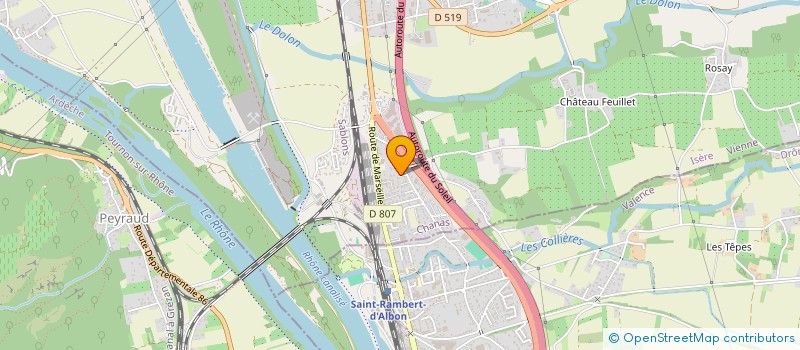 localisation de l'entreprise MONSIEUR AYMERIC DALVERNY  CHANAS