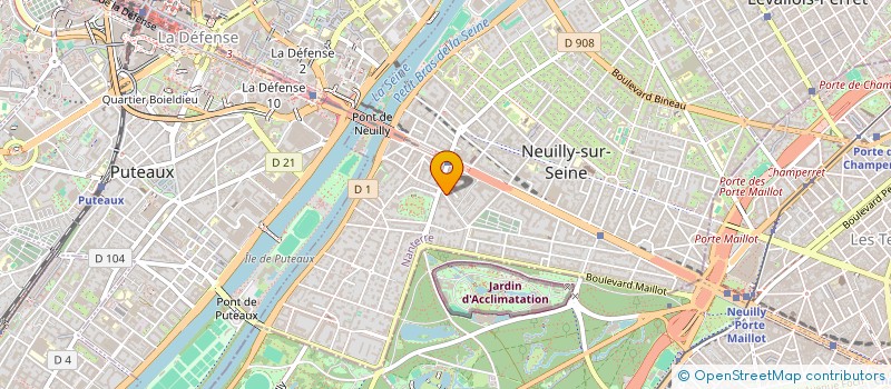 localisation de l'entreprise MONSIEUR AYMERIC DARODES DE TAILLY à NEUILLY-SUR-SEINE