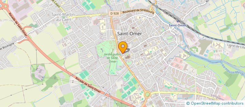 localisation de l'entreprise MONSIEUR AYMERIC DAUDIER DE CASSINI  SAINT-OMER