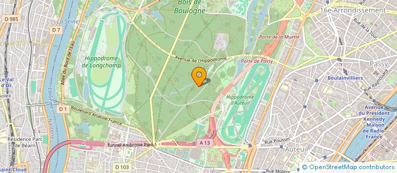 localisation de l'entreprise MONSIEUR AYMERIC DE LA GRANDIERE  PARIS