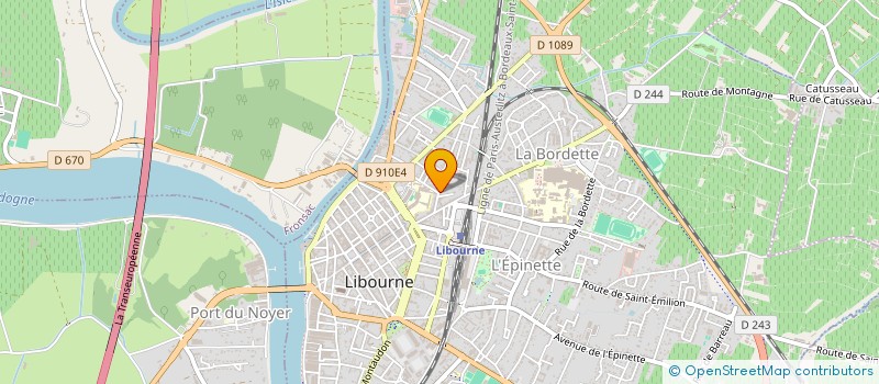 localisation de l'entreprise MONSIEUR AYMERIC DE PONTBRIAND à LIBOURNE