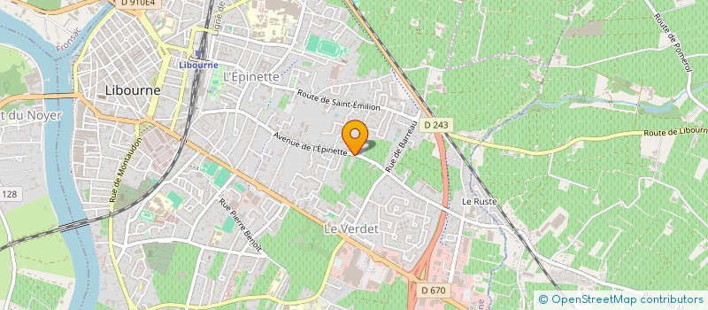 localisation de l'entreprise MONSIEUR AYMERIC DE RUFFI DE PONTEVES GEVAUDAN  LIBOURNE