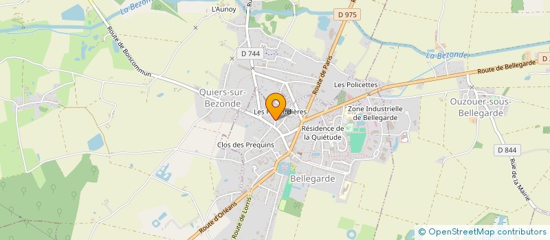 localisation de l'entreprise MONSIEUR AYMERIC DE VOS  BELLEGARDE