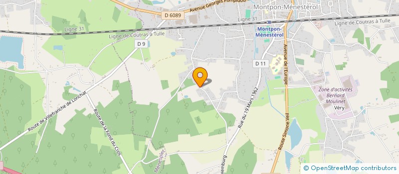 localisation de l'entreprise MONSIEUR AYMERIC DEGAND  MONTPON-MENESTEROL