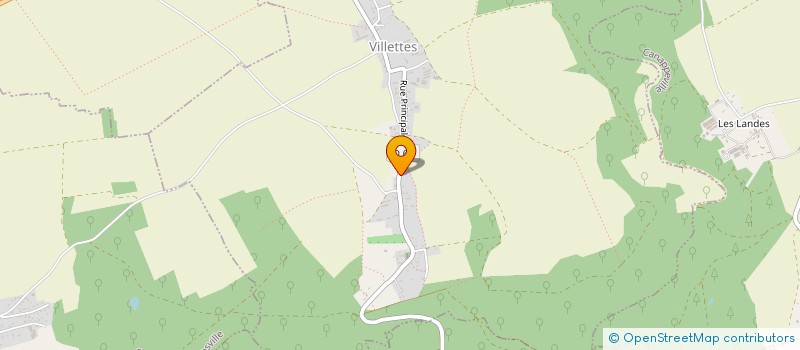 localisation de l'entreprise MONSIEUR AYMERIC DELAFOSSE  VILLETTES